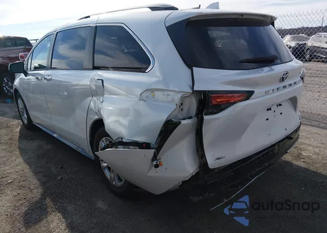 2022 Toyota Sienna Limited z USA, uszkodzony, nr VIN 5TDZSKFC4NS063928